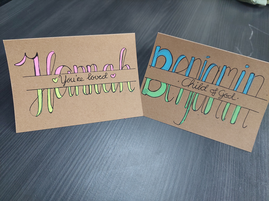 DIY Handletter Kaartje Maken - Blog - Verjaardag, Geboorte, Doop